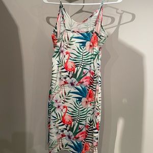Cute tropical slip dress. Never worn!